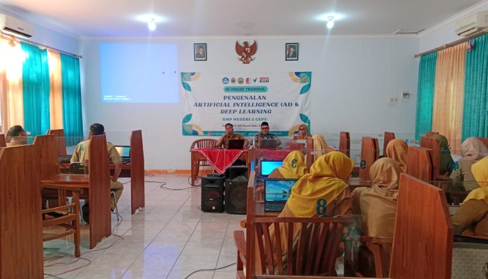 SMPN 2 Cepu Gelar Pelatihan AI dan Deep Learning untuk Guru dan Karyawan