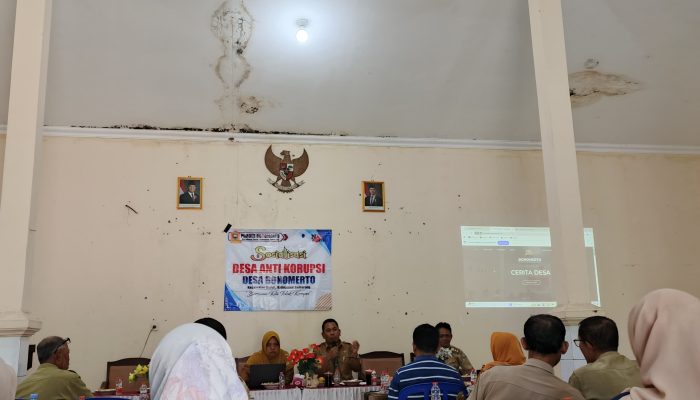 Bonomerto Sosialisasikan Desa Anti Korupsi: Kolaborasi Pemerintah dan Mahasiswa untuk Wujudkan Tata Kelola Bersih