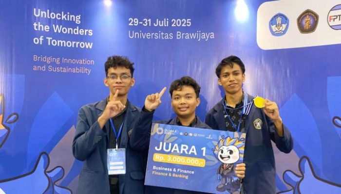 Tim Mahasiswa Polines Semarang Raih Juara 1 di OLIVIA X 2025 Bidang Business & Finance