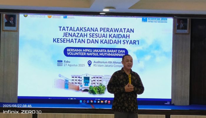 MPKU PDM Jakarta Barat Gelar Pelatihan Pemulasaraan Jenazah Sesuai Syari dan Kesehatan