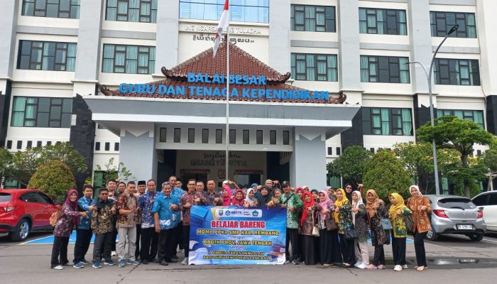 Belajar Bareng MGMP PPKn SMP Rembang di BBGTK Jateng Sukses Diselenggarakan