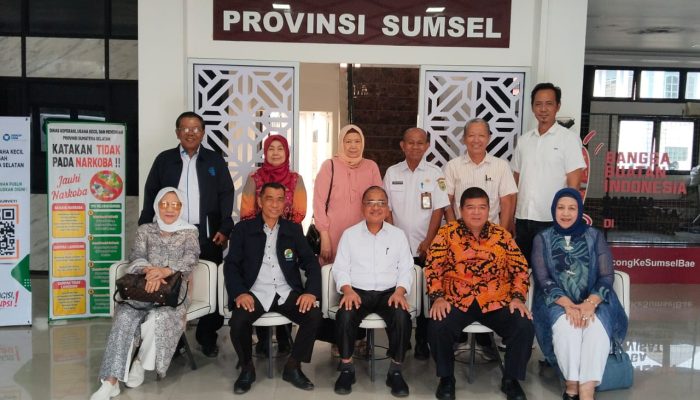 Pengurus Dewan Koperasi Indonesia Wilayah (Dekopinwil) Sumatera Selatan Audiensi ke Dinas Koperasi dan UKM Sumsel