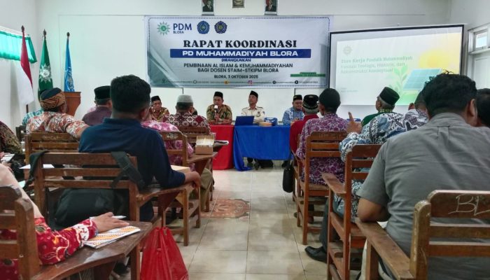 PD Muhammadiyah Blora Gelar Rapat Koordinasi dan Pembinaan Al-Islam & Kemuhammadiyahan
