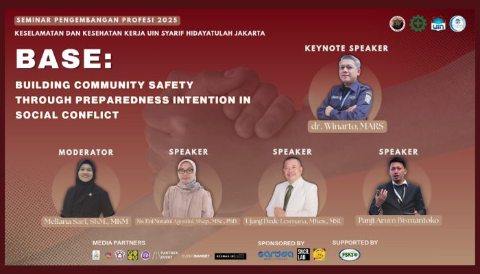 Menanam Kesiapsiagaan, Membangun Budaya Aman di Tengah Konflik Sosial Lewat Seminar K3 UIN Jakarta