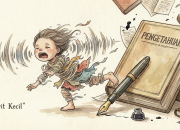 Jerit Kecil yang Tersandung Buku dan Pena