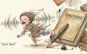 Jerit Kecil yang Tersandung Buku dan Pena