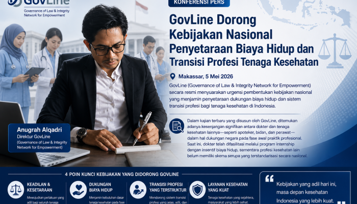 GovLine Dorong Kebijakan Nasional Penyetaraan Biaya Hidup dan Transisi Profesi Tenaga Kesehatan