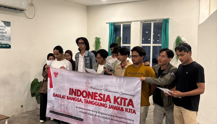 Mahasiswa Semarang Serukan Jaga Kedaulatan Bangsa, Tegaskan Komitmen Kawal Kebijakan Publik