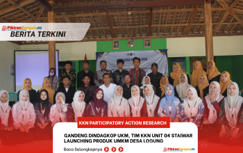 Gandeng DINDAGKOP UKM, Tim KKN Unit 04 STAIWAR Launching Produk UMKM Desa Logung
