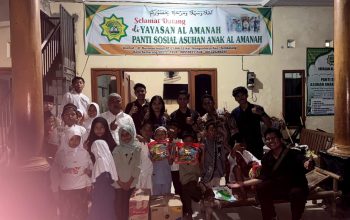 Staff Magang Fraksi Partai Gerindra Jawa Tengah Melaksanakan Bakti Sosial di Panti Asuhan Al-Amanah Kota Semarang
