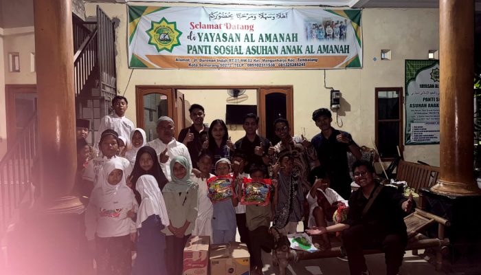 Staff Magang Fraksi Partai Gerindra Jawa Tengah Melaksanakan Bakti Sosial di Panti Asuhan Al-Amanah Kota Semarang