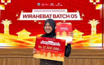 Agnia Anist Wahdati Raih Penghargaan Wirahebat Inovatif pada Inaugurasi dan Awarding Wirahebat