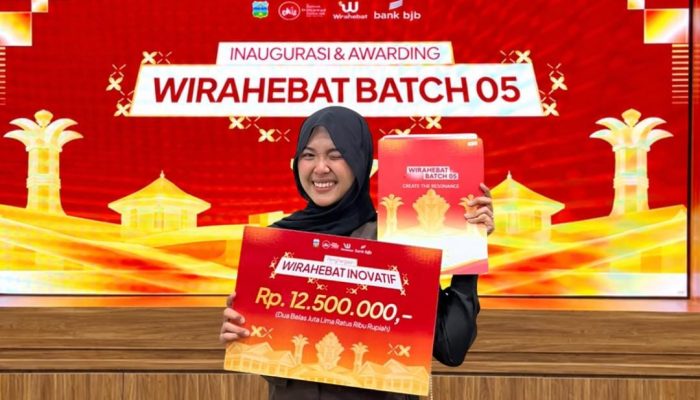 Agnia Anist Wahdati Raih Penghargaan Wirahebat Inovatif pada Inaugurasi dan Awarding Wirahebat